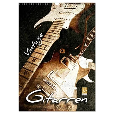 Abbildung von Vintage Gitarren (Wandkalender 2025 DIN A3 hoch), CALVENDO Monatskalender