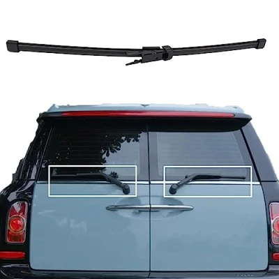 Abbildung von Scheibenwischer Hinten für Mini Clubman R55 2007 2008 2009 2010 2011 2012 2013 2014, Heckscheiben Wischer Gummi Reinigungsfenster Ersatzteile