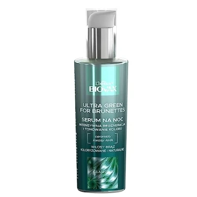 Abbildung von L`biotica Biovax Glamour Ultra Green for Brunettes Nachthaar Serum 100ml