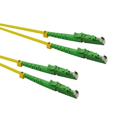 Abbildung von ROLINE LWL Kabel Duplex 9/125µm OS2, LSH/LSH, APC Schliff, LSOH, gelb, 2 m