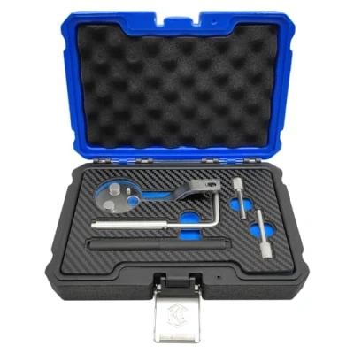 Abbildung von ZKTOOL Motor Timing Tool Kit Kompatibel mit Ford Transit 2.2 TDCi Diesel Lock Nockenwelle Kurbel Halten Verriegelungswerkzeug Kettenausrichtungswerkzeug 303 1310 698