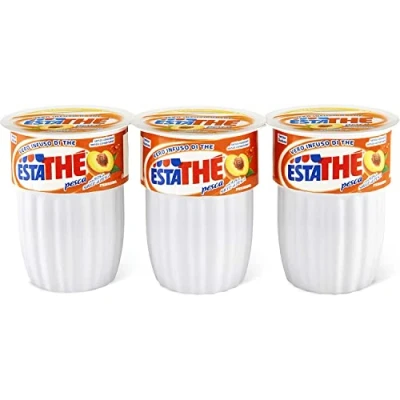 Abbildung von 18x Ferrero Eistee Pfirsch The&#039; Pesca Dose 20 ml ESTATHE tea the mit Stroh