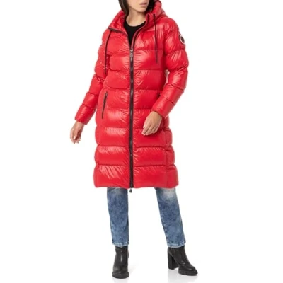 Abbildung von Cipo &amp; Baxx Stepp Wintermantel, Damen, Größe: Small, Red