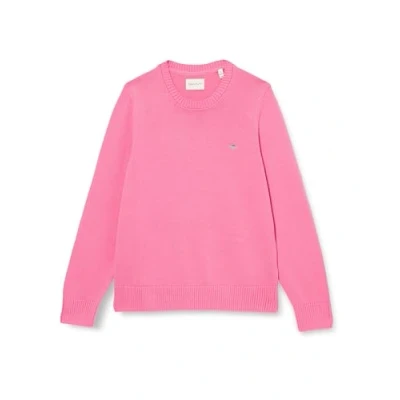 Abbildung von Gant Rundhalspullover CLASSIC COTTON C NECK mit Zopfstrickmuster