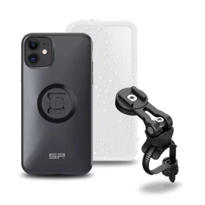 Abbildung von Apple iPhone 11 Handyhalterung Fahrrad,E Scooter Lenkrad Schwarz