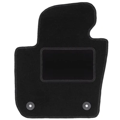 Abbildung von Wielganizator Automatte Passend für Skoda Superb II Limousine, Kombi 2008 2015 Velours Autozubehör Auto Fußmatten Fußmatte 1 teilig schwarz