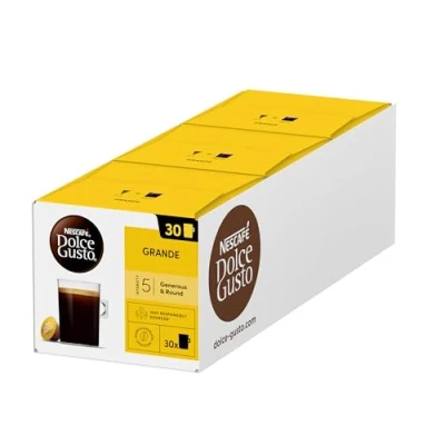 Abbildung von NESCAFÉ DOLCE GUSTO Grande Kaffeekapseln 3er Vorratspack (3 x 30 Kapseln)