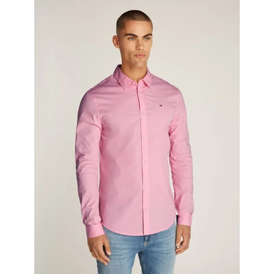 Abbildung von Tommy Jeans Langarmhemd Sabim Stretch Hemd Shirt Hemd, Premium, Slim Fit, mit Elasthan