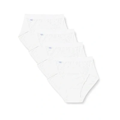 Abbildung von sloggi Damen Chic Midi 4P Slip, White, 50
