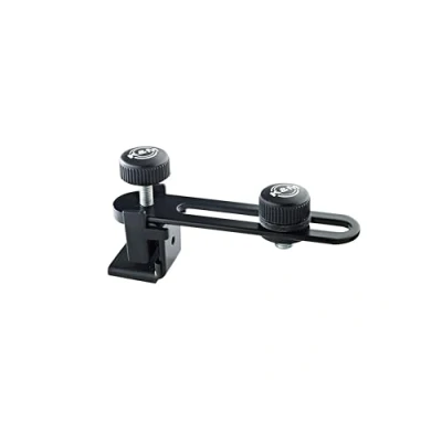 Abbildung von K&amp;M 24035 Mikrofonhalterung für Drums Schwarz 3/8“ Gewinde stufenlos verschiebbar Stahl, mit Schwingungsdämpfung