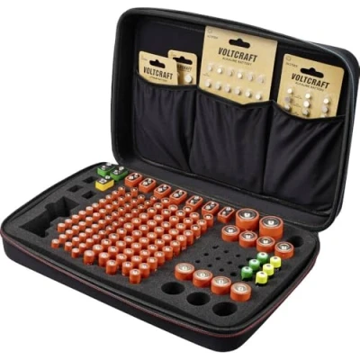 Abbildung von VOLTCRAFT BB 146 1 Batteriekoffer 146x Micro (AAA), Mignon (AA), Baby Batterie