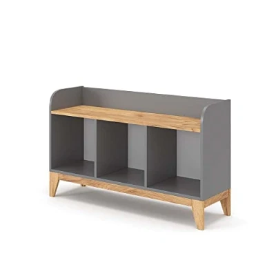 Abbildung von VitaliSpa® Sitzbank Malia, Grau/Eiche, 107.2 x 63.8 cm