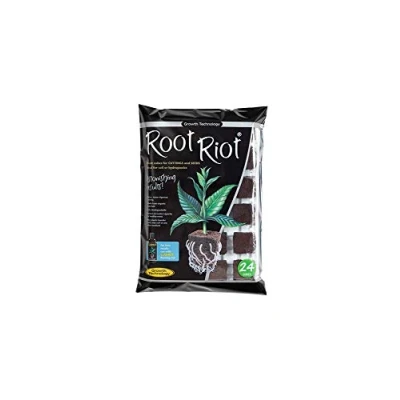Abbildung von Growth Technology Root Riot Streuplatte mit 24 Würfeln, Wachstumsmedium, 307 ccm, Vermehrungskubus
