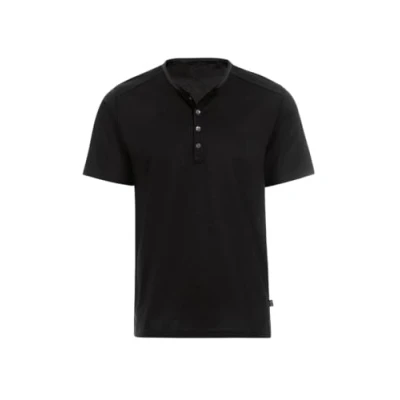 Abbildung von Trigema Herren T Shirt mit Knopfleiste Deluxe Baumwolle