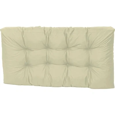 Abbildung von TexDeko® Garden Palettenkissen wasserabweisend UV beständig Premium Sitzkissen gesteppt 120x40x18cm Palettenauflage für Europaletten Palettenmöbel Palettenpolster (Sand)