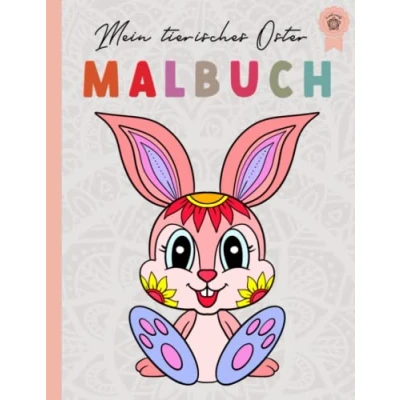 Abbildung von Mein tierisches Mandala Malbuch Ostern: Oster für Kinder von 4 8 Jahren, Kreativität fördern mit Mandalas