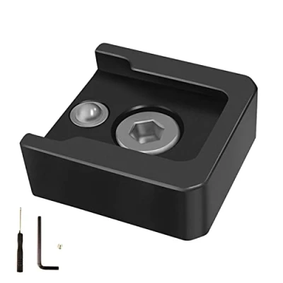 Abbildung von Cold Shoe Mount Adapter Base 1/10.2 cm Mounting Screw for DSLR Camera Cage Rig LED Light Microphone Stand