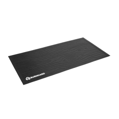 Abbildung von BURNHARD Grillunterlage Bodenschutzmatte 160 x 80 cm, Soft PVC Grillmatte, Feuerfeste Unterlage, Grillteppich, Outdoor BBQ Matte für Gasgrill