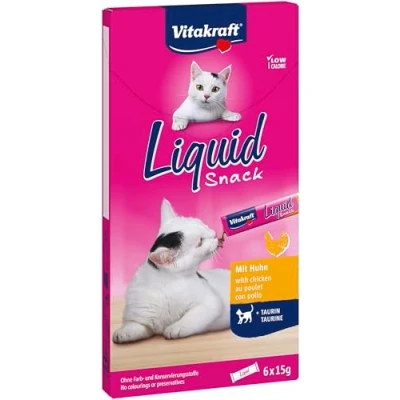 Abbildung von Vitakraft Flüssiger Snack Taurin, Huhn 6x15g