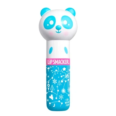 Abbildung von Lip Smacker Limited Edition Lippy Pals Panda, Geschmackvolles Gloss für Kinder, Inspiriert von Tieren, Feuchtigkeitsspendend und Glättend, Um Ihre Lippen zu Erfrischen, Eierpunsch Geschmack