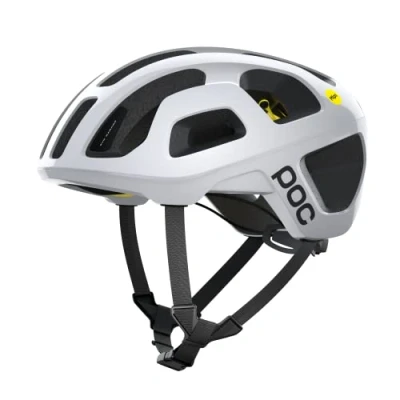 Abbildung von POC Octal MIPS Fahrradhelm Der prämierte Helm bietet revolutionären Schutz für Straßenfahrer mit Rotationsschutz, Hydrogen White