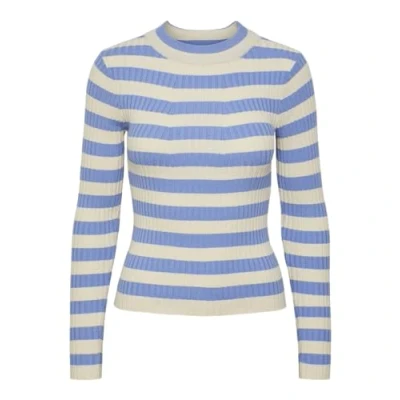 Abbildung von Pieces Crista LS Oneck NOOS BC Strickpullover hydrangea, Damen, Größe: XS, Hydrangea
