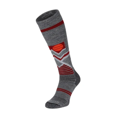 Abbildung von Sockwell Men&#039;s Snow Peak Moderate Graduated Compression Sock, Grey M/L