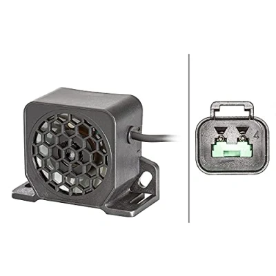 Abbildung von HELLA Rückfahrwarner BM20 elektrisch ECE Gehäusefarbe: schwarz geschraubt Kabel: 140mm Stecker: DEUTSCH Stecker Menge: 1 3SL 996 139 531