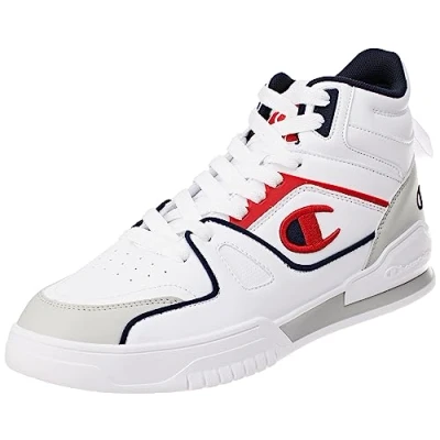 Abbildung von Champion 3 Point MID Court Sneaker high, Herren, Größe: 42.5, White and lilac Pu