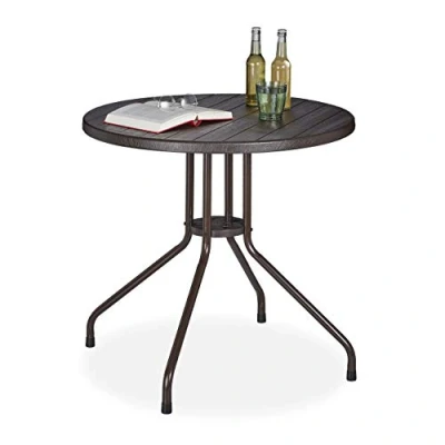 Abbildung von relaxdays Gartentisch rund