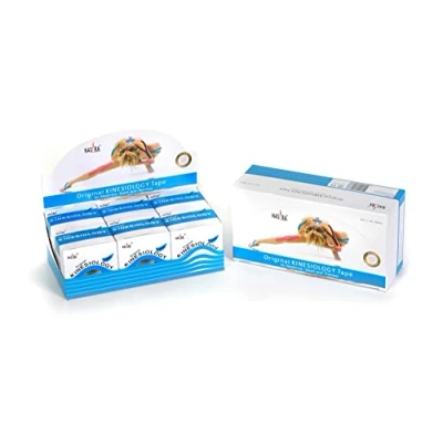 Abbildung von NASARA Kinesiologie Tape 6er Displaybox in 12 Farben