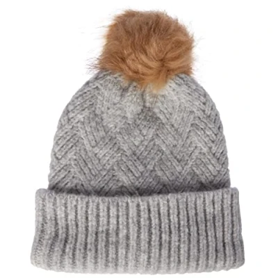 Abbildung von ONLY Damen 15270050 M tze, Light Grey Melange, Einheitsgröße EU