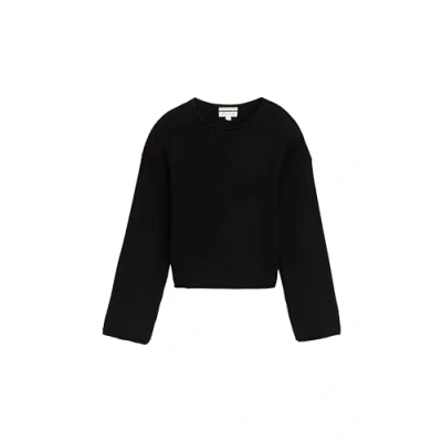 Abbildung von TOM TAILOR Mädchen Kinder Cropped Strickpullover, 36423 Heavy Black, 164