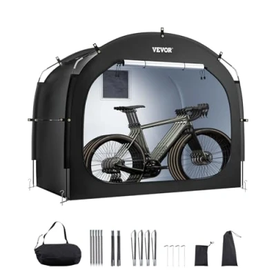Abbildung von VEVOR Fahrradzelt Fahhrradgarage Fahrradschuppe für 4 5 Fahrräder 226x151x197cm