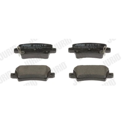 Abbildung von Jurid 572580JC Bremsbelagsatz White Low Dust Keramik mit akustischer Verschleißwarnung HONDA: CIVIC 8 Hatchback, Stufenheck