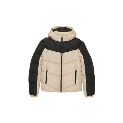 Abbildung von TOM TAILOR Jungen 1038540 Puffer Winterjacke mit Abnehmbarer Kapuze, 12628 paving Stone, 128