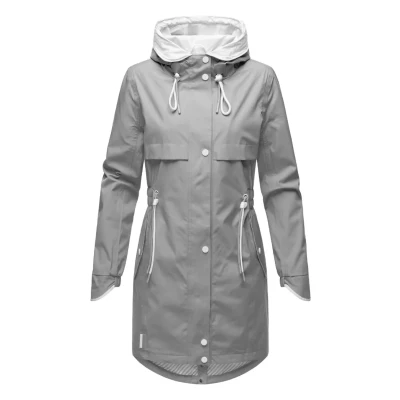 Abbildung von Navahoo Xankaa Regenjacke / wasserabweisende Jacke, Damen, Größe: Medium, Grey