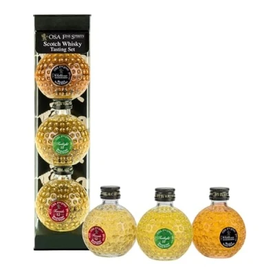Abbildung von Old St. Andrews Blended Bottles Tasting Set mit Geschenkverpackung Whisky (1 x 0.15 l)