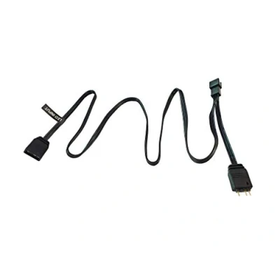 Abbildung von Phanteks 3 poliges RGB LED Adapterkabel für Motherboards mit A Header, schwarz