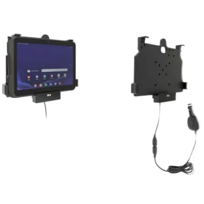 Abbildung von Brodit Gerätehalter 712328 Made IN Sweden mit Ladefunktion für Smartphones Samsung Galaxy Tab Active 4 Pro, Pro SM T630/SM T636