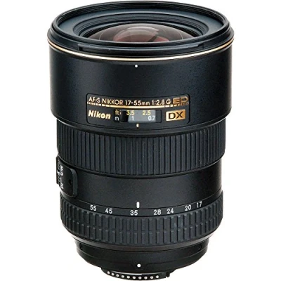 Abbildung von Nikon AF S DX Zoom Nikkor 17 55mm 1:2,8G IF ED Objektiv (77mm Filtergewinde)