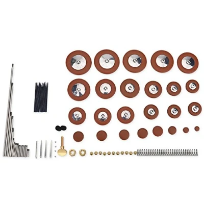 Abbildung von Altsaxophon zubehör,Tbest reparatur werkzeug Zubehör Alt Saxophon Ersatzteile Set,1 Set Repair Tools Schrauben + Halsschraube Muttern Blätter Filzsäulen Saxop
