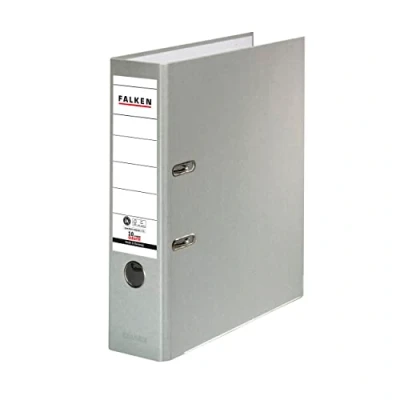 Abbildung von Falken Ordner S80 Recycolor A4 80mm hellgrau