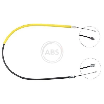Abbildung von A.B.S. K16947 Handbremsseil 1378 Scheibenbremse für Links /Rechtslenker RENAULT: CLIO 2