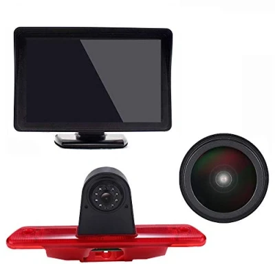 Abbildung von 「18mm Linse Top Qualität Rückfahrkamera + 4.3 Zoll TFT LCD Bildschirm Auto Monitor」Bremsleuchte Dach für Peugeot Expert/FIAT Scudo/Citroen Jumpy 2007 2016