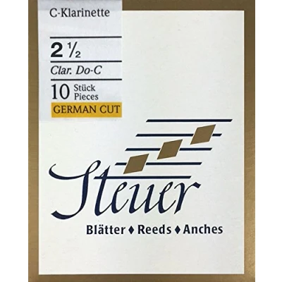 Abbildung von Steuer Blatt C Klarinette Solo White Line 2,5 deutscher Schnitt, 10er Packung