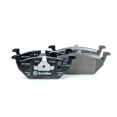 Abbildung von BREMBO P 85 041 Bremsbelagsatz exkl. Verschleißwarnkontakt mit Kolbenclip ohne Zubehör SKODA: Fabia III Schrägheck, 2 Schrägheck kfzteile,