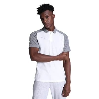 Abbildung von PUMA Herren Teamcup Casuals Polo Poloshirt, Weiß, S