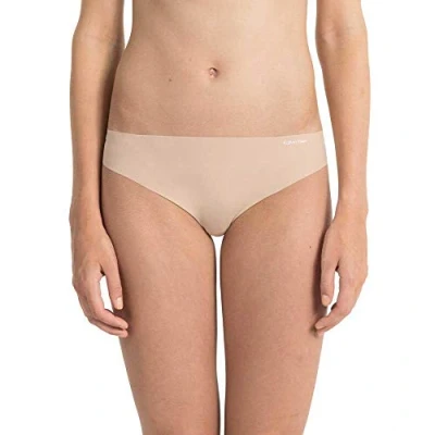 Abbildung von Calvin Klein Damen Invisibles String, Beige (Light Caramel 1lc), L
