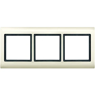 Abbildung von Merten 400344 AQUADESIGN Rahmen, 3fach, weiß